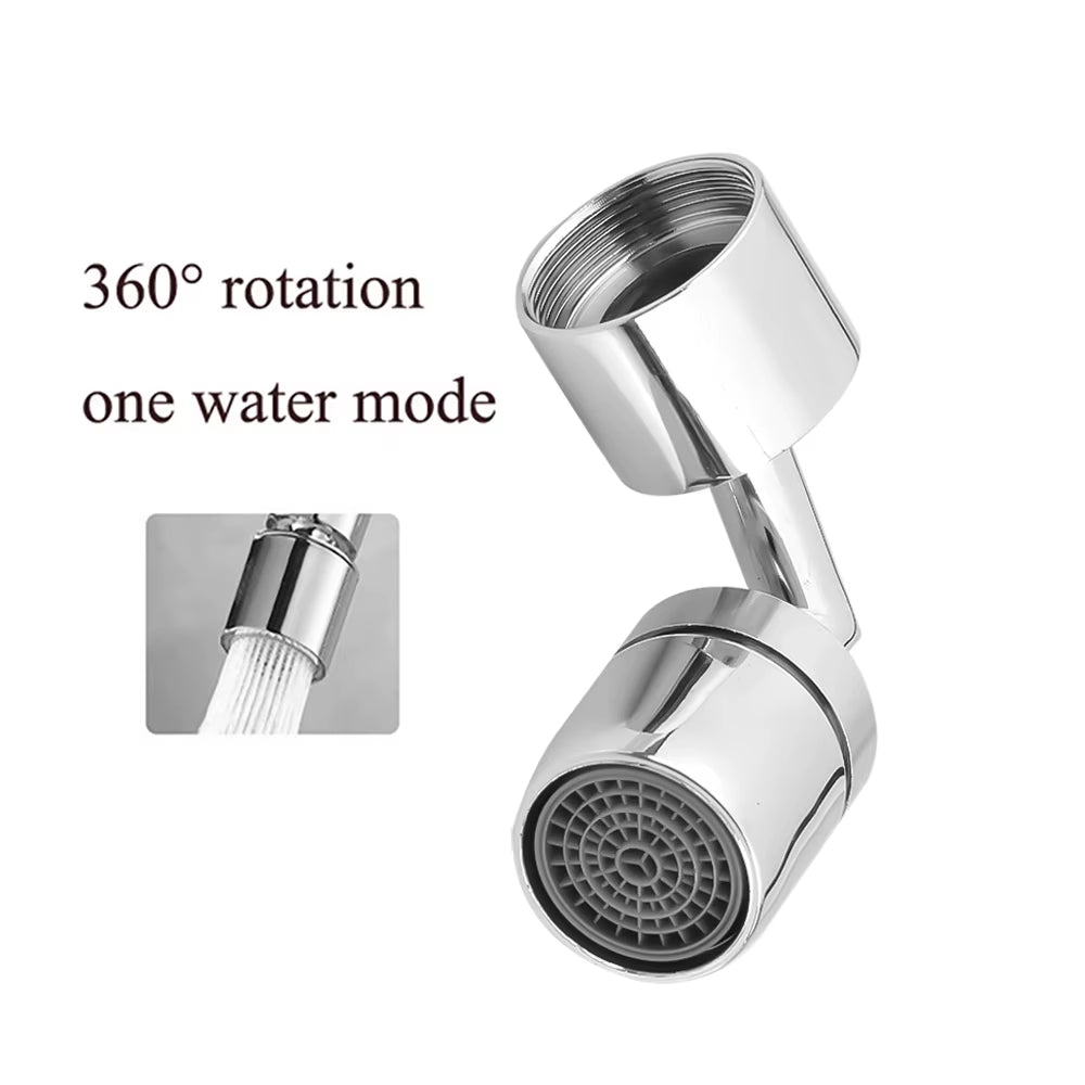 Universal 1080° Rotation Faucets Extender Sprayer Head Kitchen Robot Arm Extension Faucet Aerator Mixer Bubbler Water Tap Nozzle
